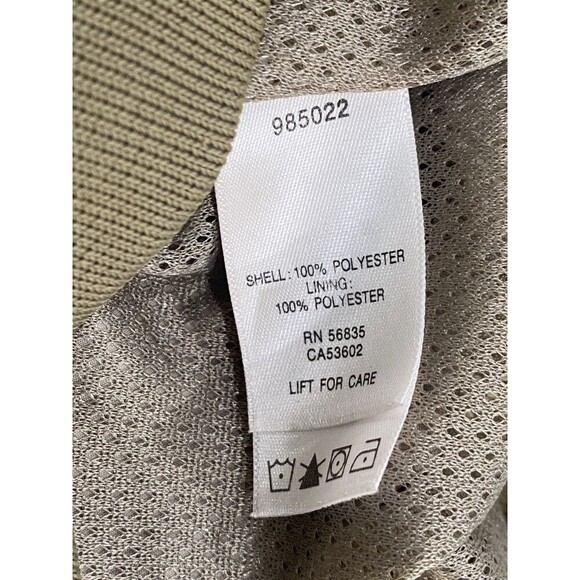 SET (2) Cabelas V-neck Pullover Men's Medium Blue Tan Windbreaker Golf Outdoor - Picture 9 of 14